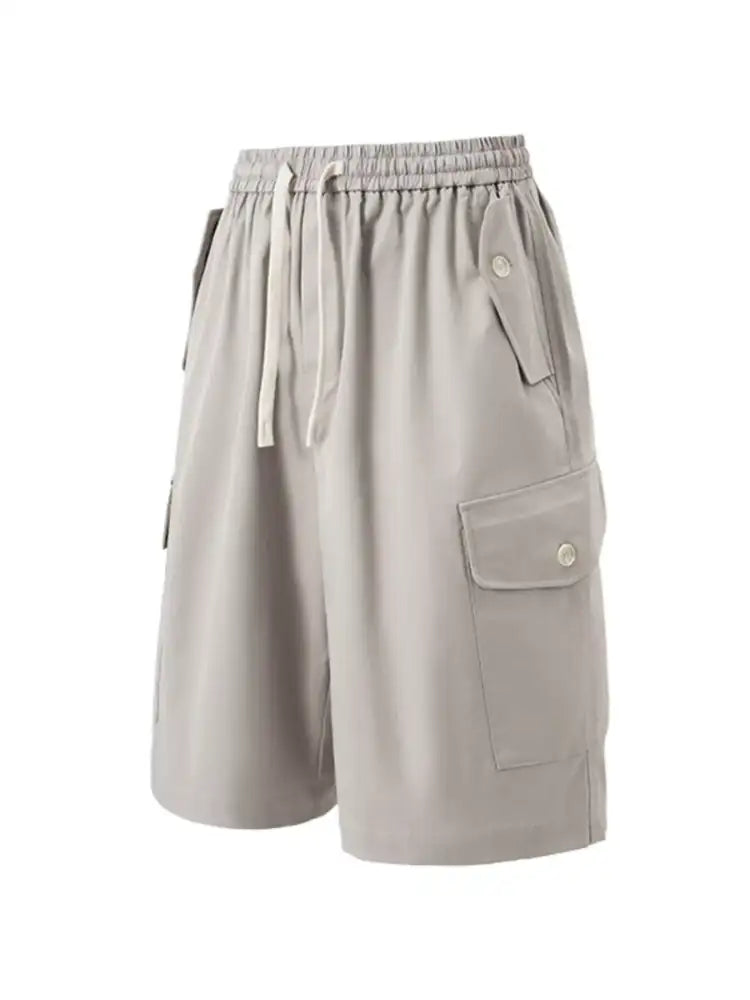 Men’s Cargo Utility Shorts with Drawstring
