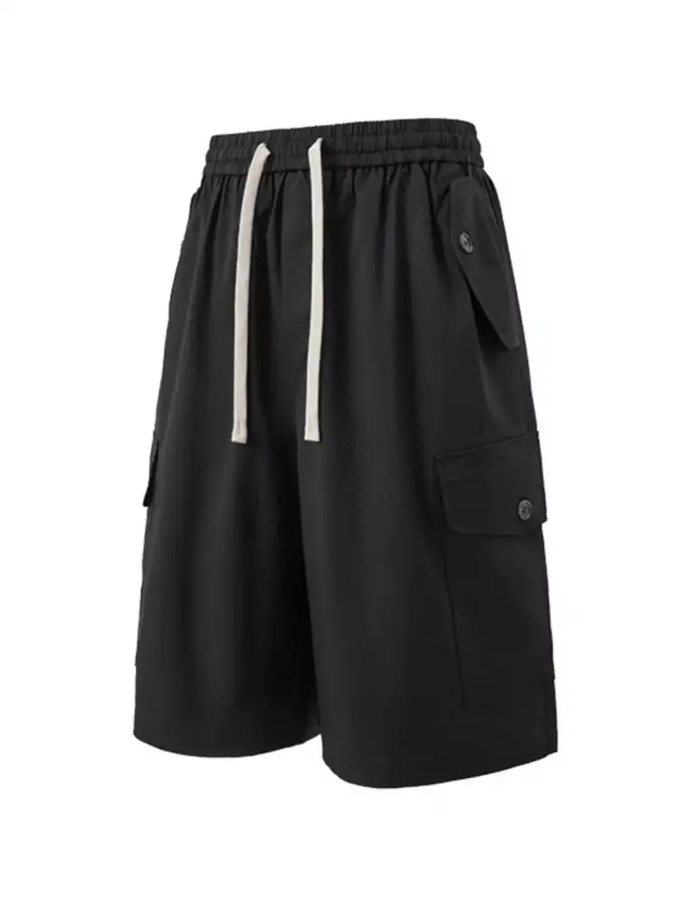 Men’s Cargo Utility Shorts with Drawstring