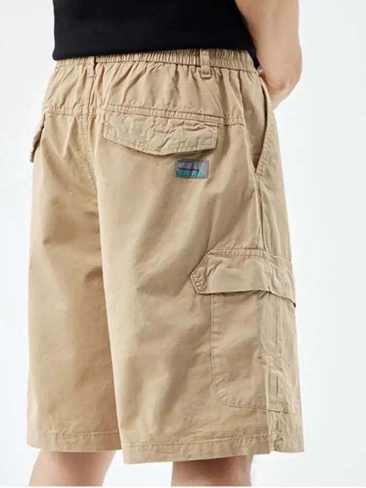 Men’s Casual Drawstring Cargo Shorts