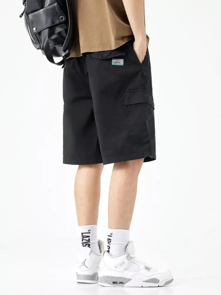 Men’s Casual Drawstring Cargo Shorts