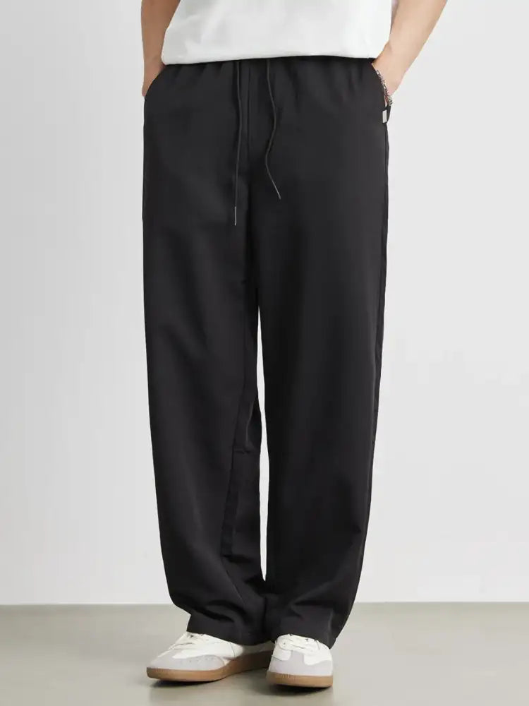 Men’s Casual Drawstring Wide Leg Pants
