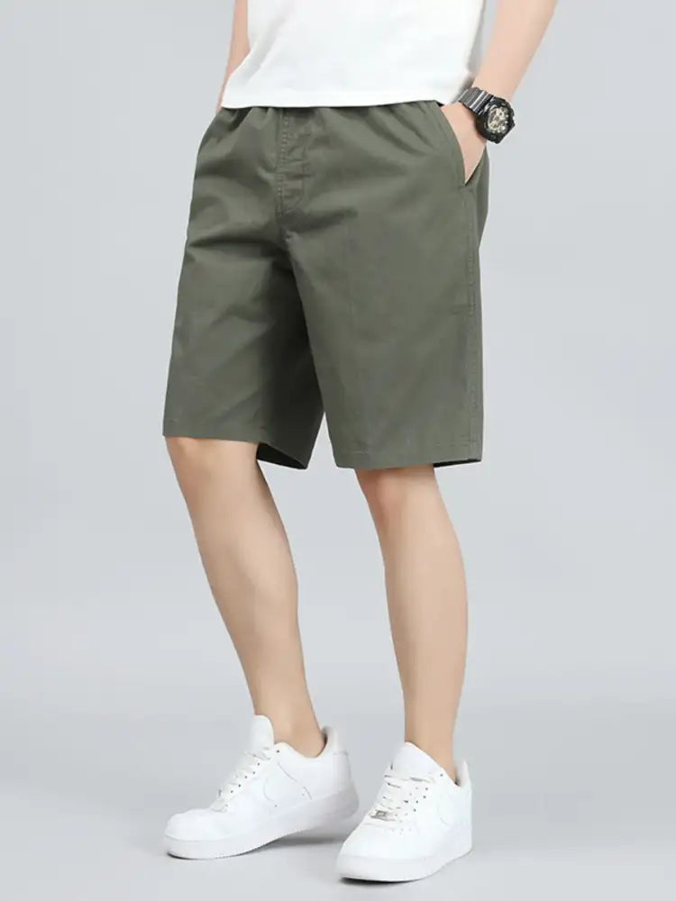 Men’s Casual Elastic Waist Shorts
