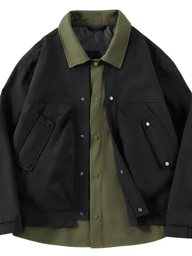 Men’s Casual Snap Down Jacket