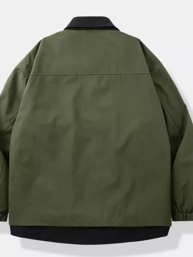 Men’s Casual Snap Down Jacket