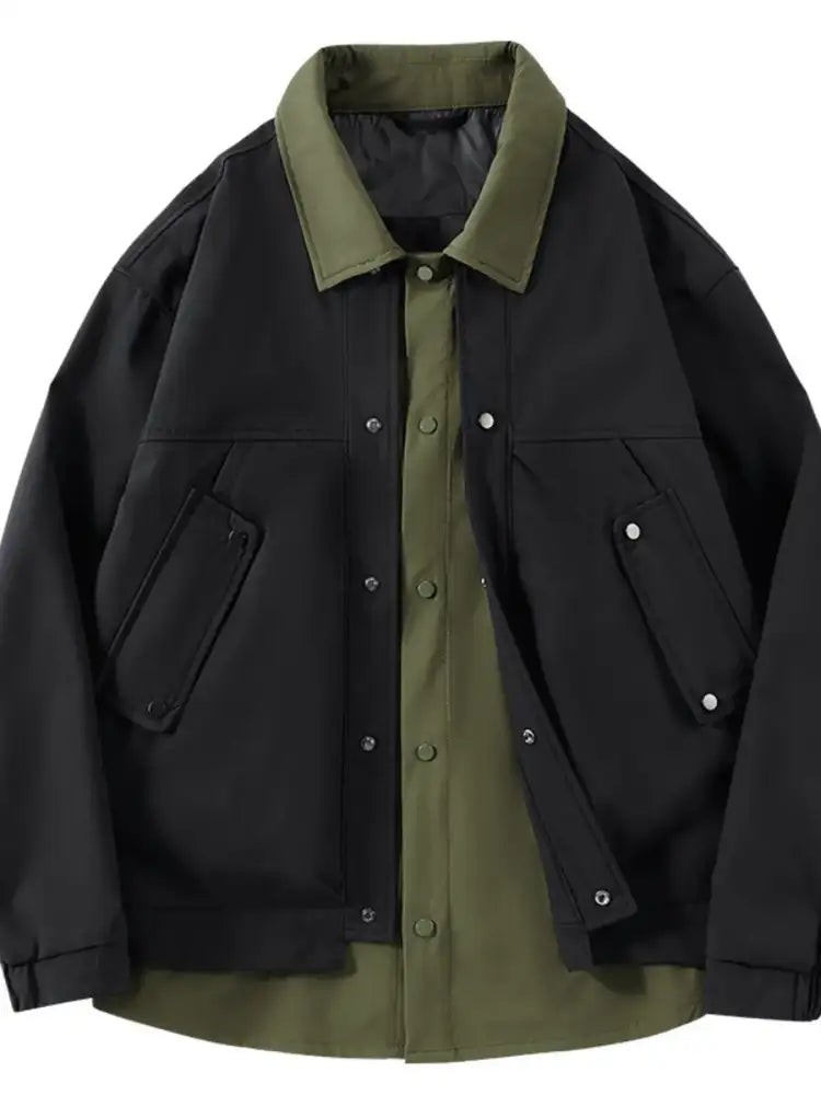 Men’s Casual Snap Down Jacket