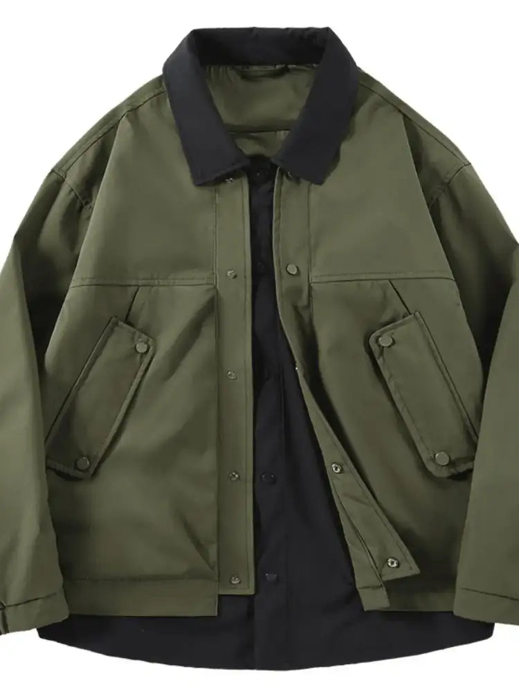 Men’s Casual Snap Down Jacket