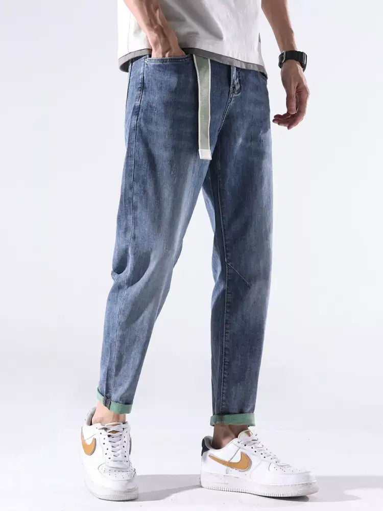 Men’s Casual Straight-Leg Jeans