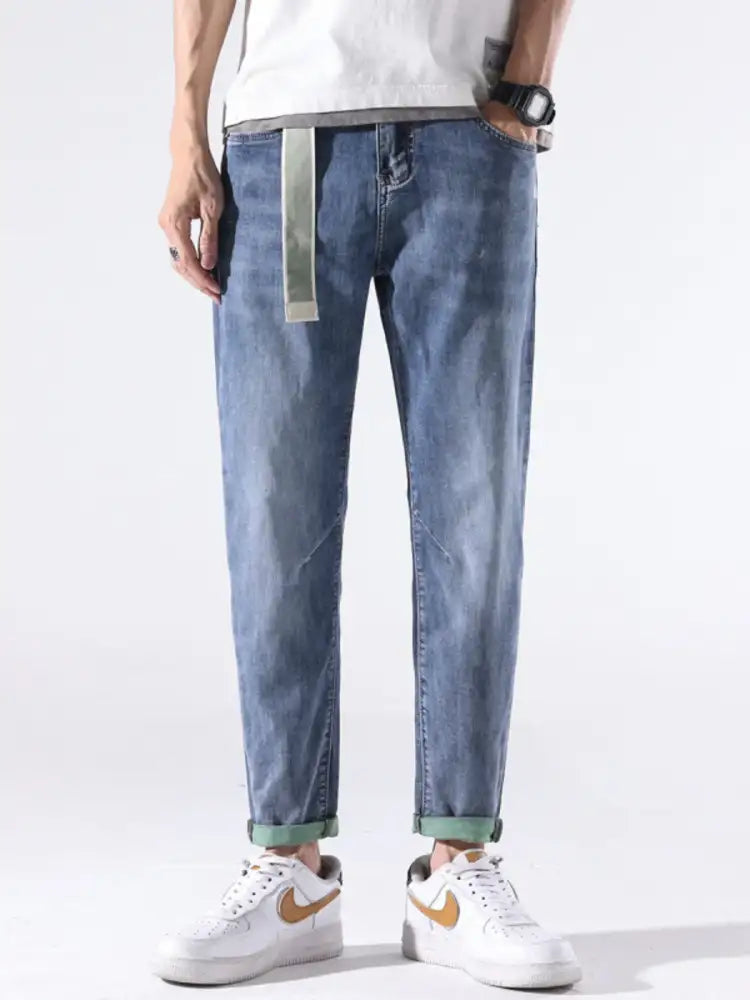 Men’s Casual Straight-Leg Jeans