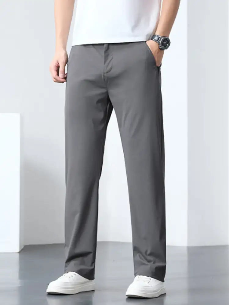 Men’s Casual Straight-Leg Pants