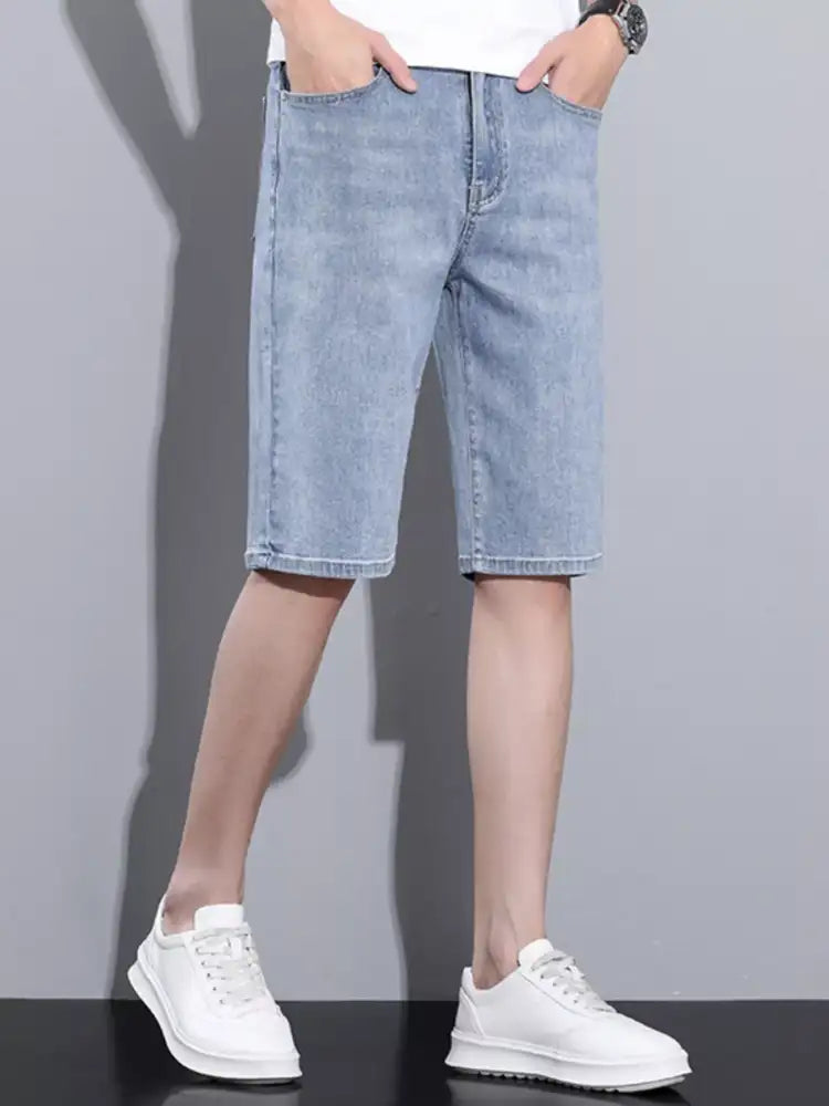 Men’s Casual Wash Denim Shorts