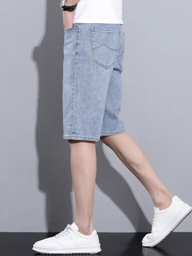 Men’s Casual Wash Denim Shorts