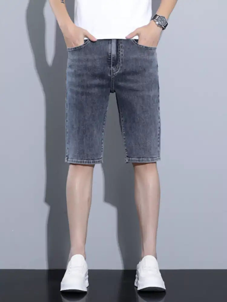 Men’s Casual Wash Denim Shorts