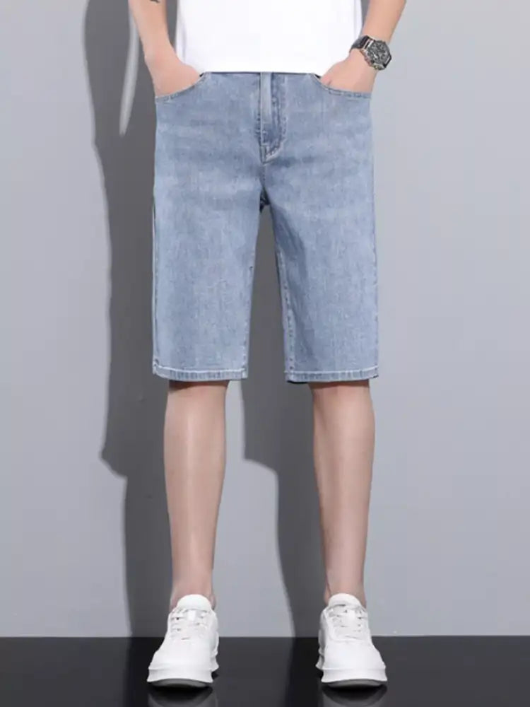 Men’s Casual Wash Denim Shorts