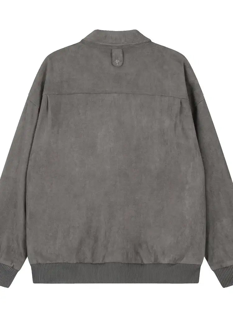 Men’s Collared Neck Long Sleeve Jacket