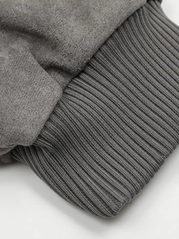 Men’s Collared Neck Long Sleeve Jacket