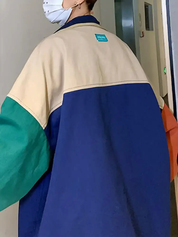 Men’s Color Block Zip Up Jacket