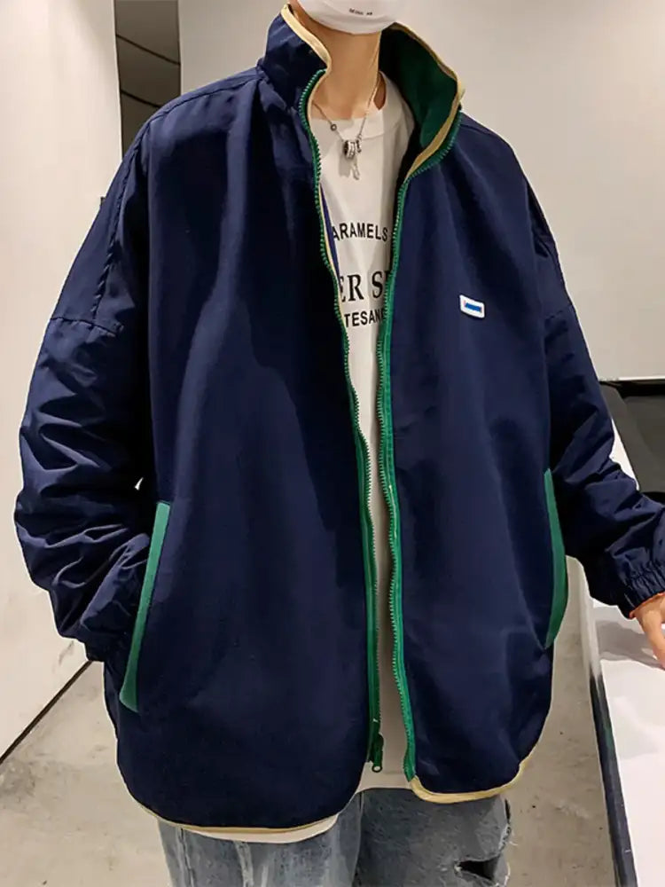Men’s Color Block Zip Up Jacket
