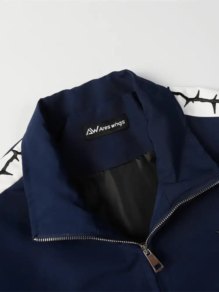 Men’s Contrast Zip Up Jacket