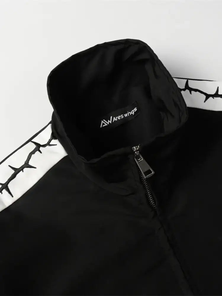 Men’s Contrast Zip Up Jacket