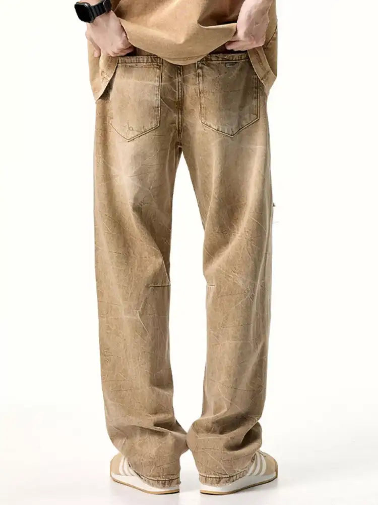 Men’s Distressed Relaxed Fit Jeans
