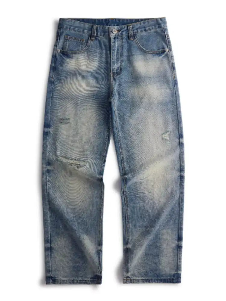 Men’s Distressed Relaxed Fit Jeans