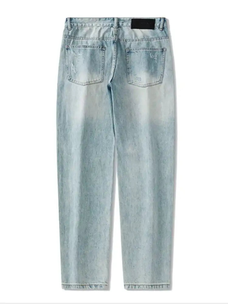 Men’s Distressed Relaxed Fit Jeans