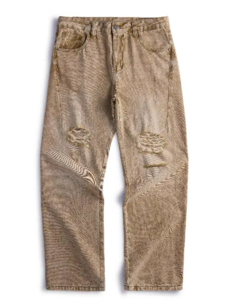 Men’s Distressed Relaxed Fit Jeans