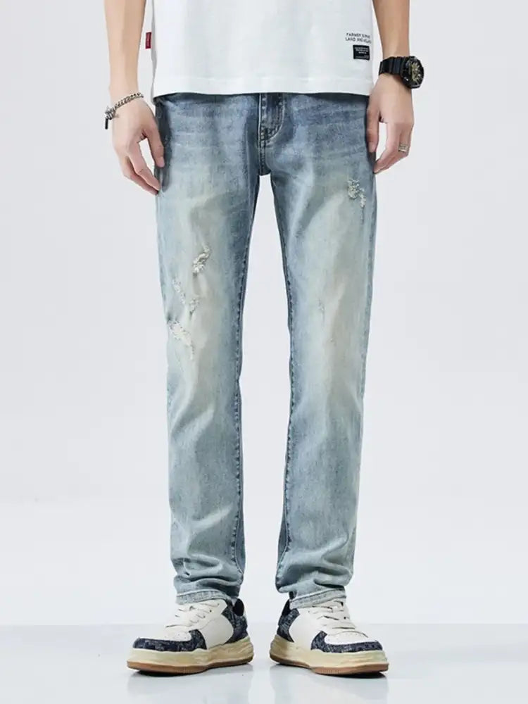 Men’s Distressed Slim Fit Jeans