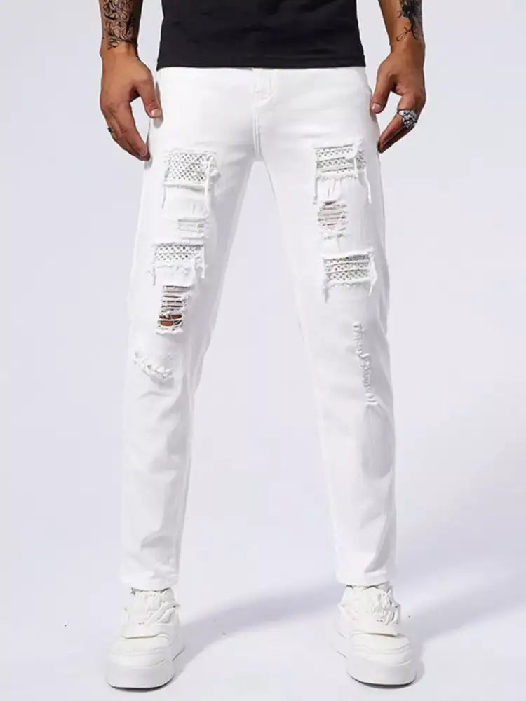 Men’s Distressed Slim Fit Jeans
