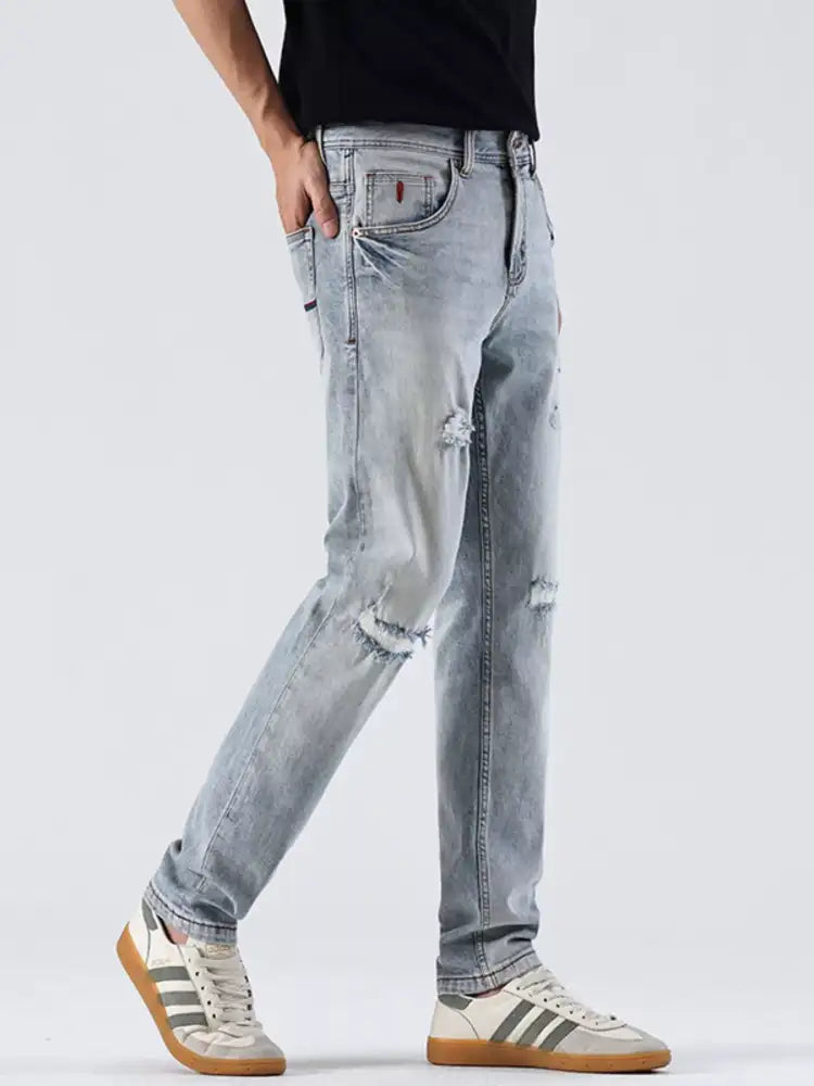 Men’s Distressed Slim Fit Jeans