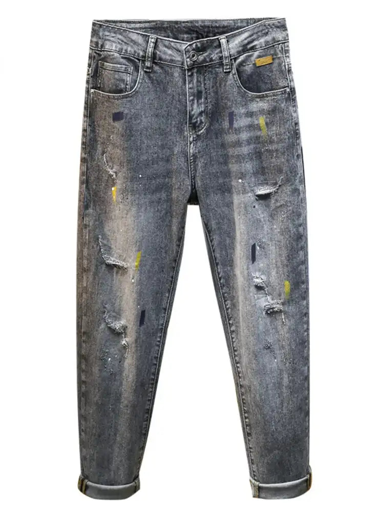 Men’s Distressed Slim Fit Jeans
