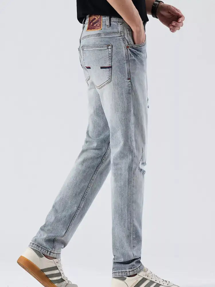 Men’s Distressed Slim Fit Jeans