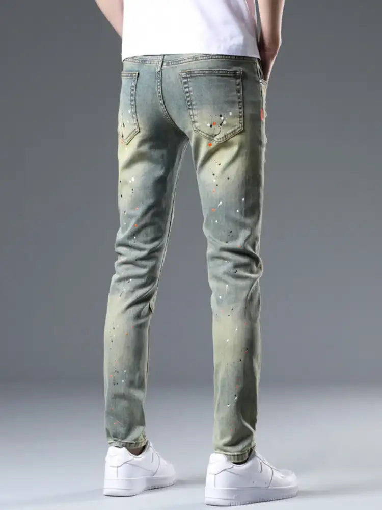 Men’s Distressed Slim Fit Jeans