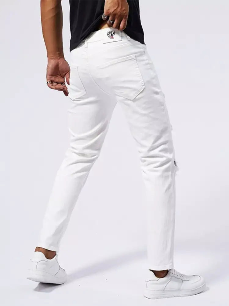 Men’s Distressed Slim Fit Jeans