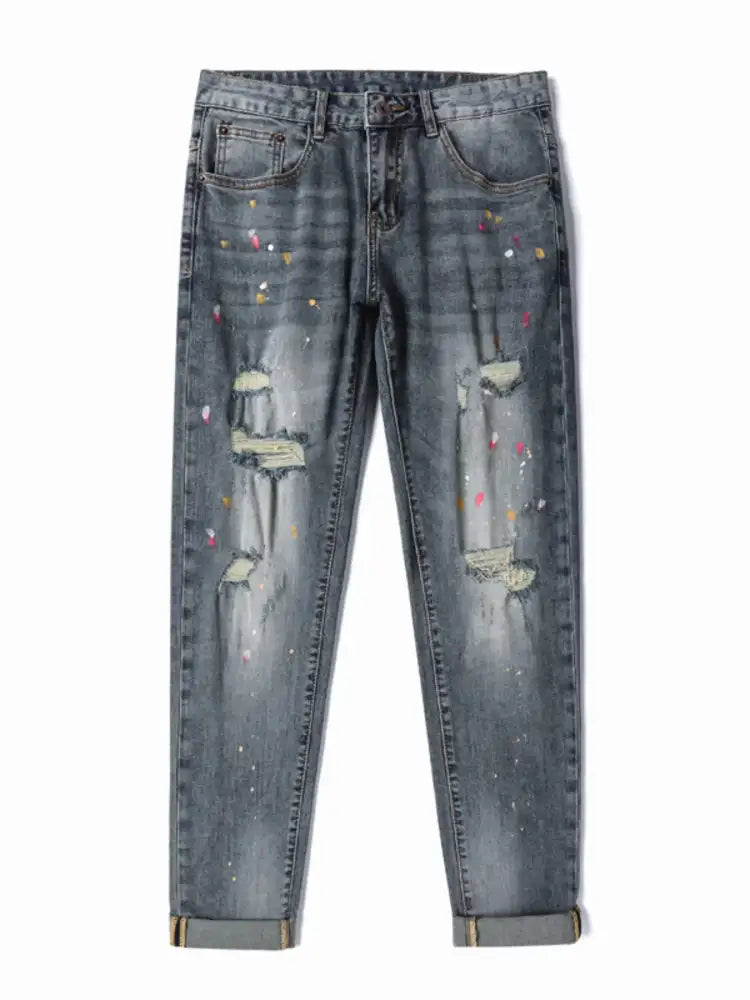 Men’s Distressed Slim Fit Jeans