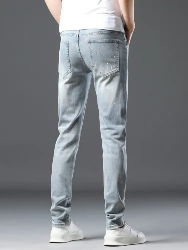 Men’s Distressed Slim Fit Jeans