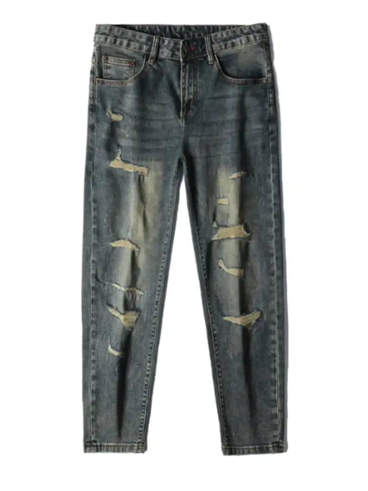 Men’s Distressed Slim Fit Jeans