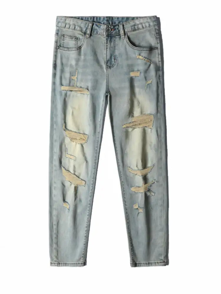 Men’s Distressed Slim Fit Jeans