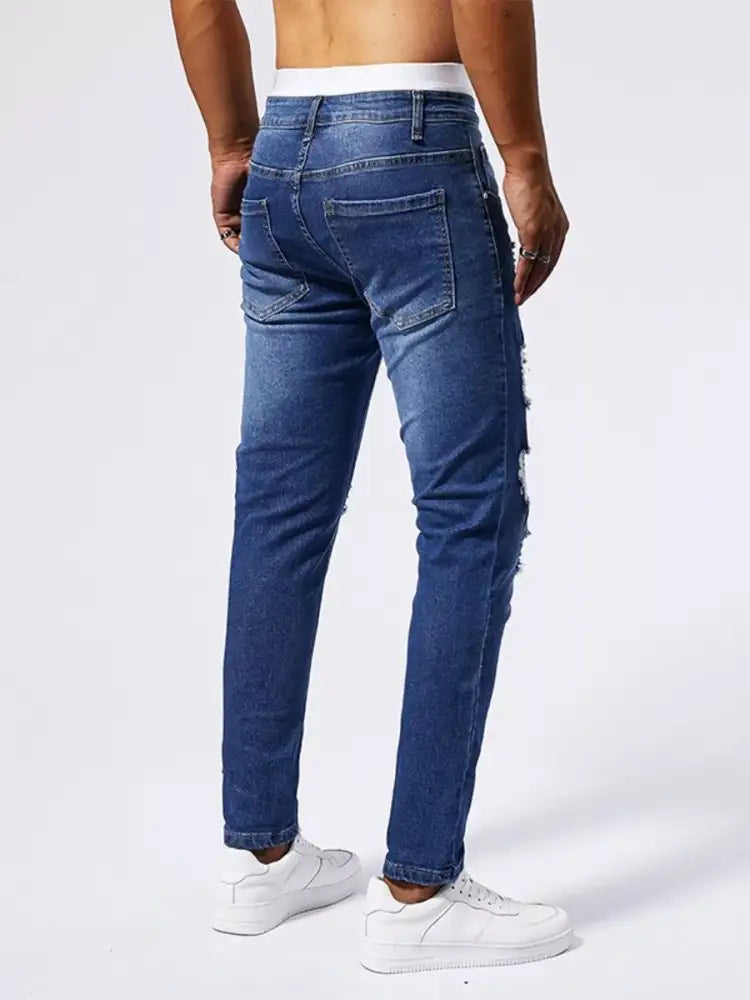 Men’s Distressed Slim Fit Jeans