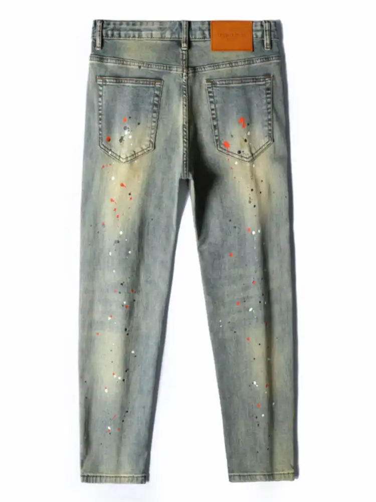 Men’s Distressed Slim Fit Jeans