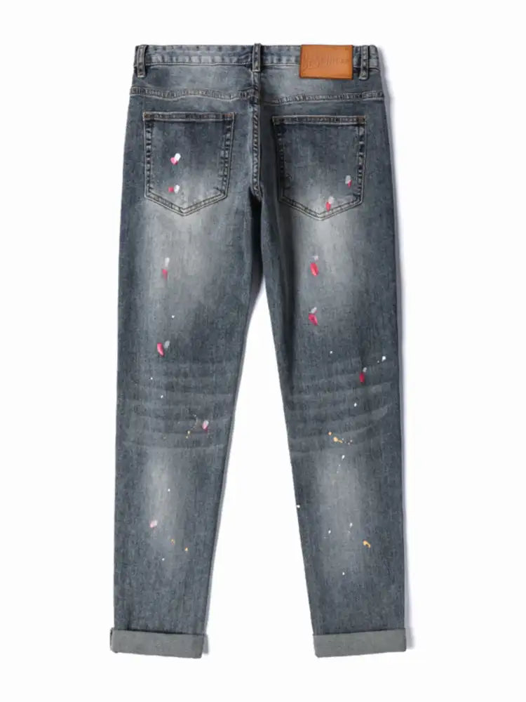 Men’s Distressed Slim Fit Jeans