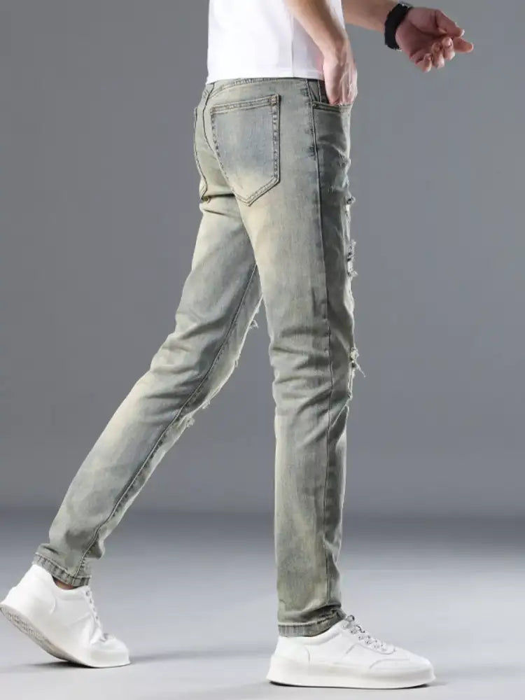 Men’s Distressed Slim Fit Jeans