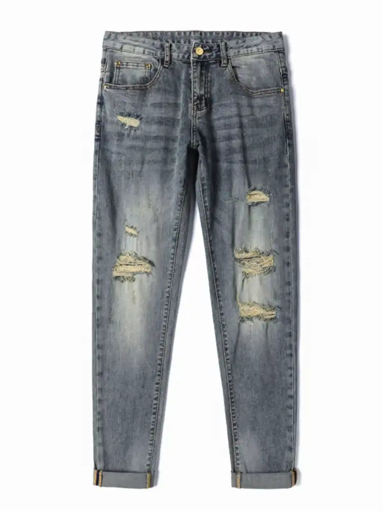 Men’s Distressed Slim Fit Jeans
