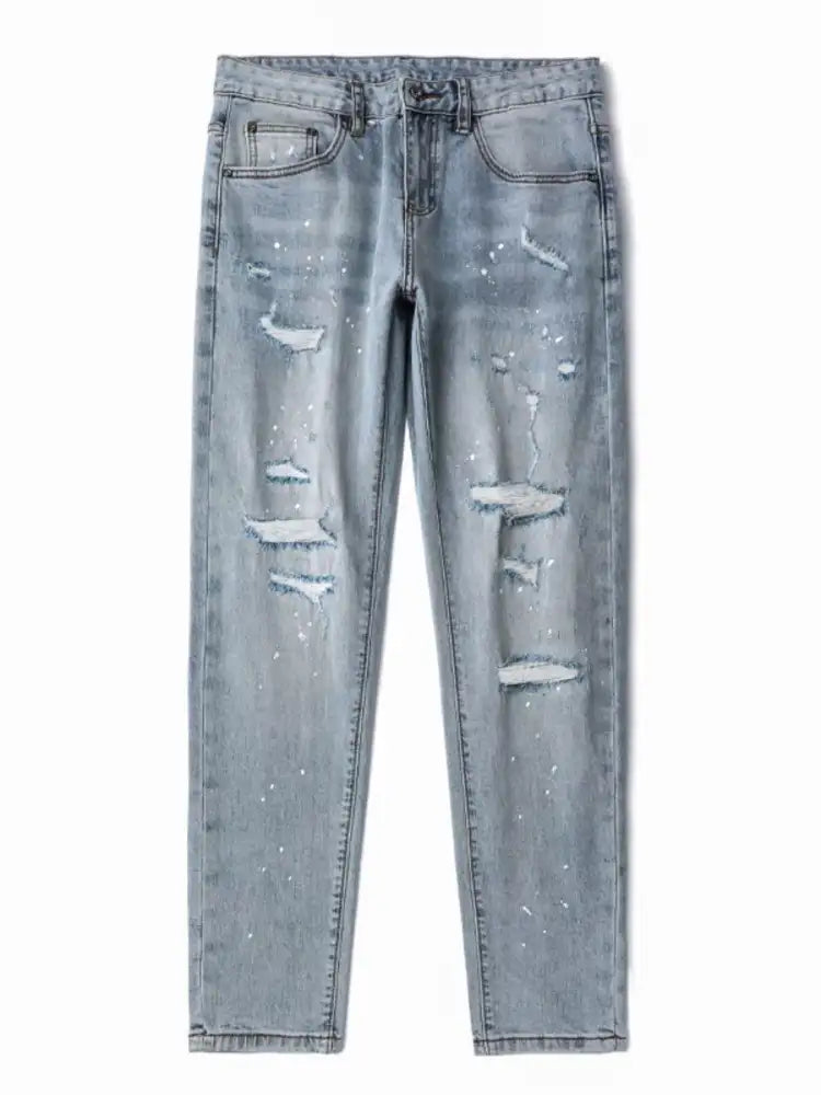 Men’s Distressed Slim Fit Jeans