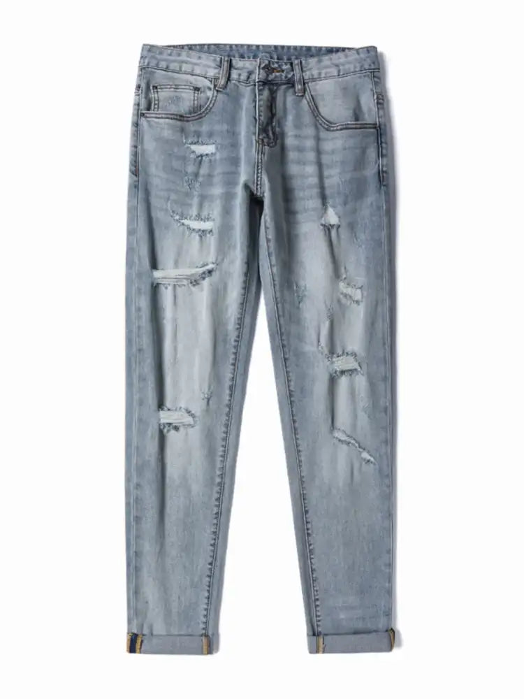 Men’s Distressed Slim Fit Jeans