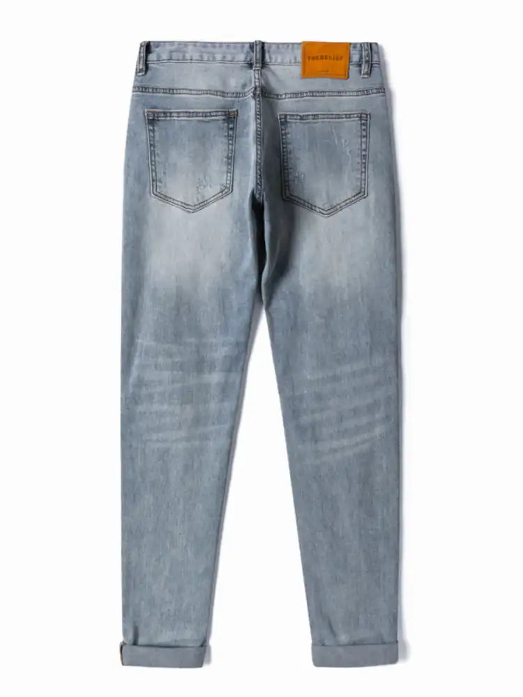 Men’s Distressed Slim Fit Jeans