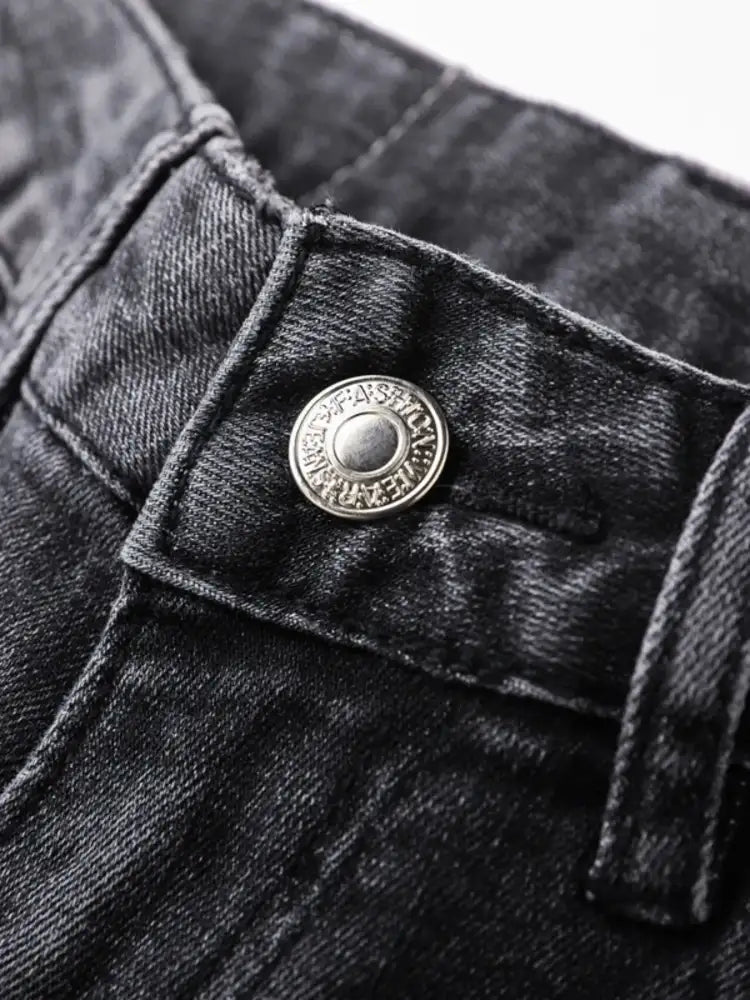 Men’s Distressed Slim Fit Ripped Jeans