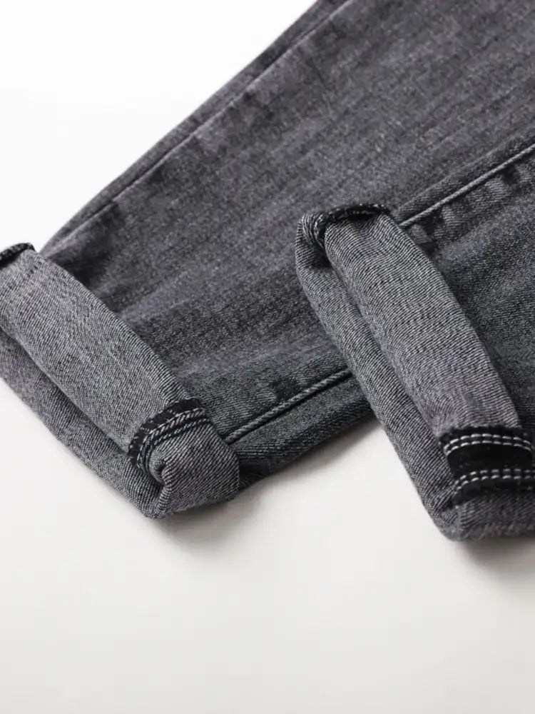 Men’s Distressed Slim Fit Ripped Jeans