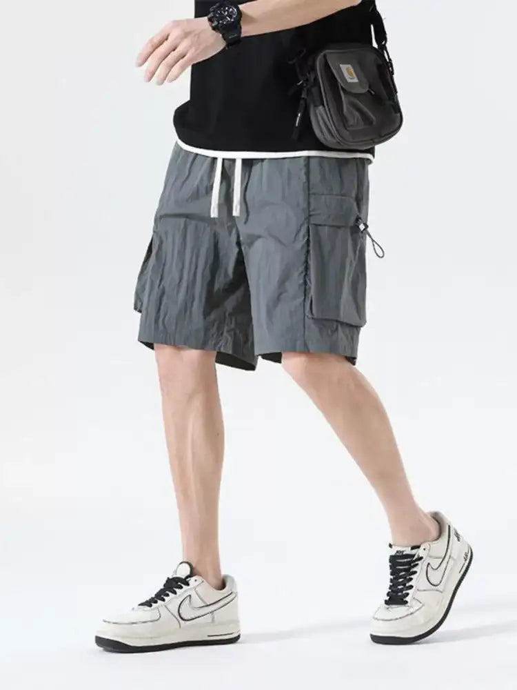 Men’s Drawstring Cargo Shorts