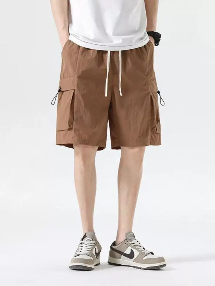 Men’s Drawstring Cargo Shorts